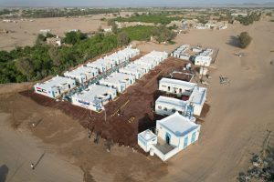 افتتاح قرية سكنية للنازحين افتتاح قرية سكنية للنازحين